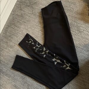 Black Star Patterned Leggings
